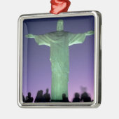 Rio de Janeiro, Brasilien. Christliche Statue Ornament Aus Metall (Links)