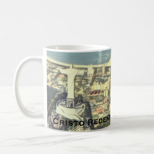 Rio de Janeiro, Brasilien (Christus der Erlöser) Kaffeetasse (Links)