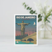Rio de Janeiro Brasilien Damaskus Berühmter Reiseo Postkarte (Stehend Vorderseite)