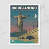 Rio de Janeiro Brasilien Damaskus Berühmter Reiseo Postkarte (Vorderseite)