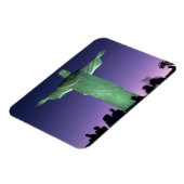 Rio de Janeiro, Brasilien. Die Christusstatue auf Magnet (Linke Seite)