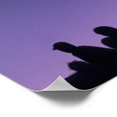 Rio de Janeiro, Brasilien. Die Christusstatue auf Poster (Ecke)