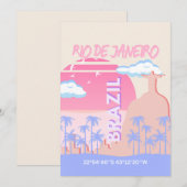 Rio de Janeiro Brasilien Feiertagskarte (Vorne/Hinten)