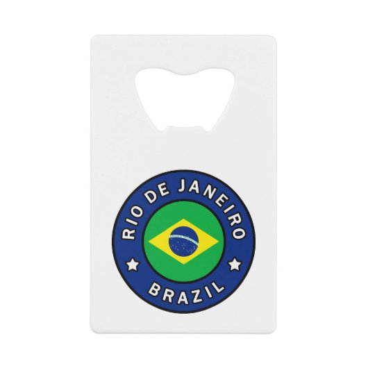 Rio de Janeiro Brasilien Geldbeutel Flaschenöffner (Vorderseite)