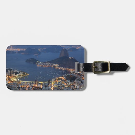 Rio de Janeiro, Brasilien Gepäckanhänger (Vorderseite horizontal)