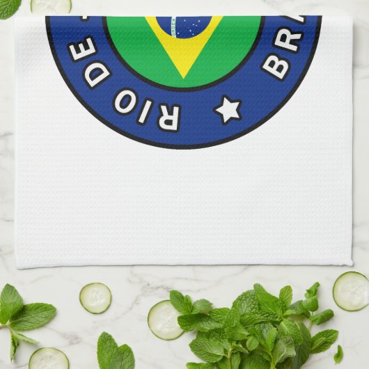 Rio de Janeiro Brasilien Geschirrtuch (Gefaltet)