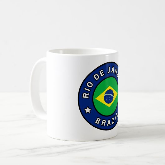 Rio de Janeiro Brasilien Kaffeetasse (Vorderseite Links)