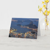 Rio de Janeiro, Brasilien Karte (Gelbe Blume)