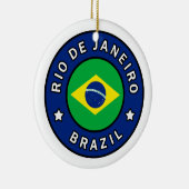 Rio de Janeiro Brasilien Keramik Ornament (Rechts)