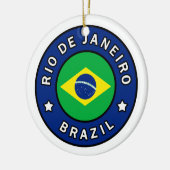 Rio de Janeiro Brasilien Keramik Ornament (Links)