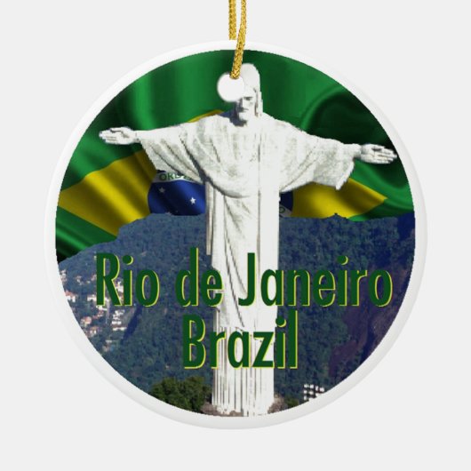 Rio de Janeiro Brasilien Keramikornament (Vorne)