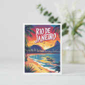 Rio de Janeiro Brasilien Kunst, Dichtung und Musik Postkarte (Stehend Vorderseite)