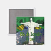 Rio de Janeiro Brasilien Magnet (Vorderseite/Rückseite)