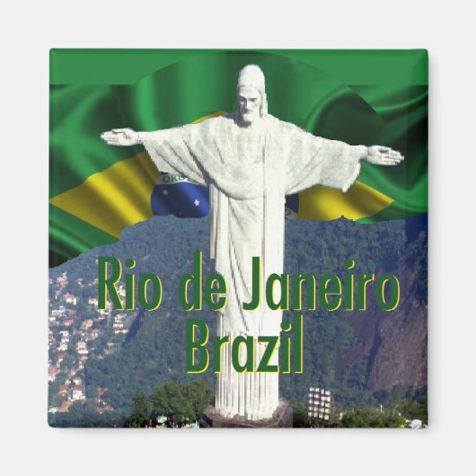 Rio de Janeiro Brasilien Magnet (Vorne)
