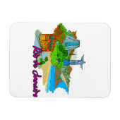 Rio De Janeiro - Brasilien Magnet (Horizontal)