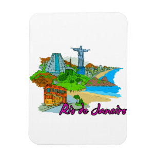 Rio De Janeiro - Brasilien Magnet