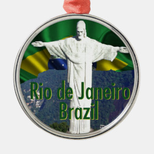 Rio de Janeiro Brasilien Ornament Aus Metall
