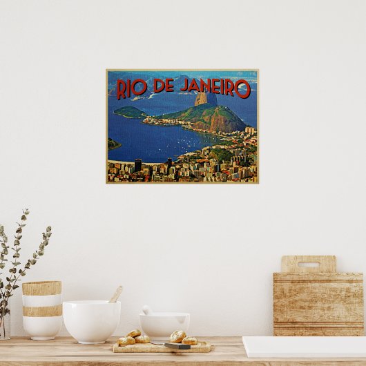 Rio de Janeiro Brasilien Poster (Küche)