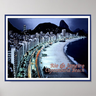 Rio de Janeiro - Brasilien - Poster
