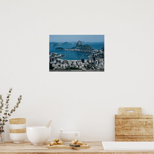 Rio de Janeiro, Brasilien Poster (Küche)