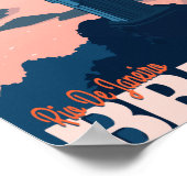 Rio de Janeiro Brasilien Poster (Ecke)