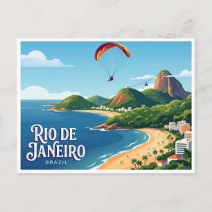 Rio de Janeiro, Brasilien Postkarte