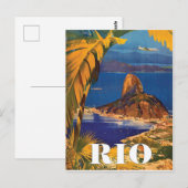 Rio de Janeiro, Brasilien Postkarte (Vorne/Hinten)