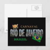 Rio de Janeiro Brasilien Postkarte (Vorne/Hinten)