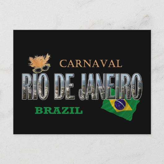 Rio de Janeiro Brasilien Postkarte (Vorderseite)