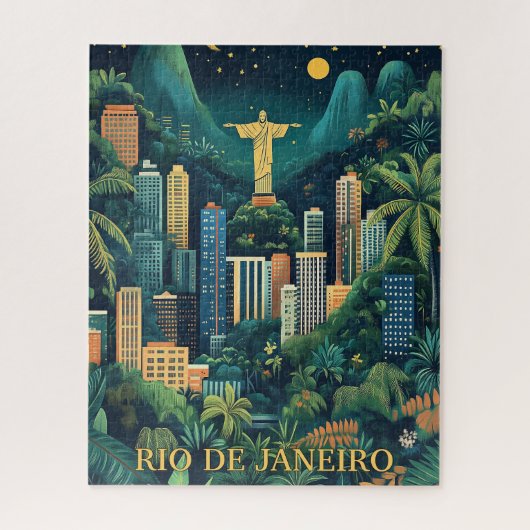 Rio de Janeiro Brasilien Puzzle (Vertikal)