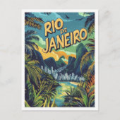 Rio de Janeiro Brasilien Reise Postkarte (Vorderseite)
