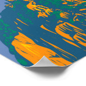 Rio De Janeiro Brasilien Reisen Kunst Vintag Poster (Ecke)