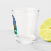 Rio De Janeiro Brasilien Reisen Kunst Vintag Schnapsglas (Rechts)