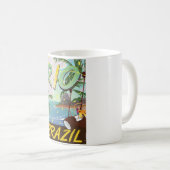 rio de janeiro Brasilien Retro-Reisedruck. Kaffeetasse (VorderseiteRechts)