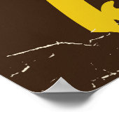 rio de janeiro Brasilien Retro-Reisedruck. Poster (Ecke)