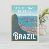 Rio De Janeiro, Brasilien | Save The Date (Stehend Vorderseite)