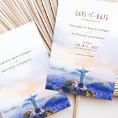 Rio de Janeiro Brasilien Save the Date Christist Einladung