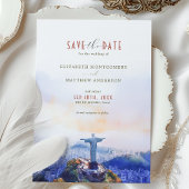 Rio de Janeiro Brasilien Save the Date Christist Einladung