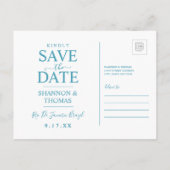 Rio De Janeiro, Brasilien | Save The Date Einladungspostkarte (Rückseite)