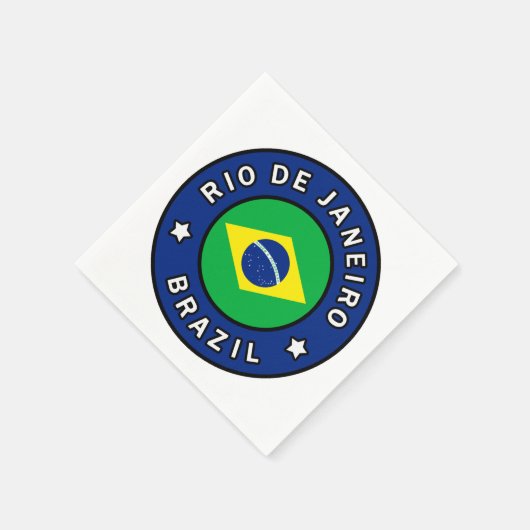 Rio de Janeiro Brasilien Serviette (Ecke)