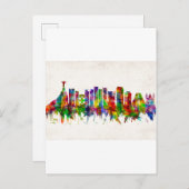 Rio de Janeiro Brasilien Skyline Einladungspostkarte (Vorne/Hinten)