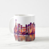 Rio de Janeiro Brasilien Skyline Kaffeetasse (Vorderseite Links)