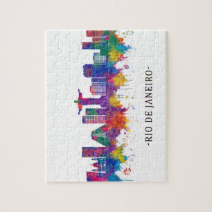 Rio de Janeiro Brasilien Skyline Puzzle