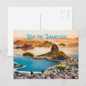 Rio de Janeiro Brasilien Stadt Postkarte (Vorne/Hinten)