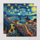 Rio De Janeiro Brasilien Starry Night (Vorne/Hinten)