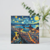Rio De Janeiro Brasilien Starry Night (Stehend Vorderseite)