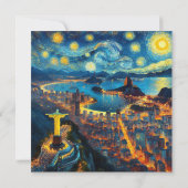 Rio De Janeiro Brasilien Starry Night (Rückseite)