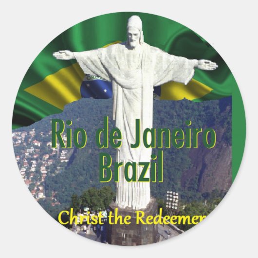 Rio de Janeiro Brasilien Sticker (Vorderseite)