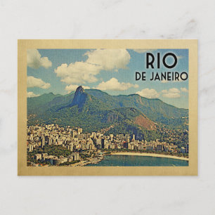 Rio De Janeiro Brasilien Vintage Travel Postkarte