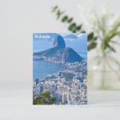 Rio de Janeiro, Brasilien Zuckerhut Postkarte (Stehend Vorderseite)